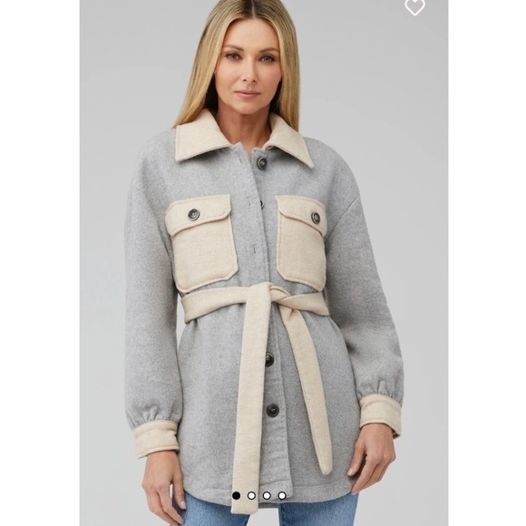 REVOLVE Jackets & Blazers - LINE & DOT Harrison Wool Belted Jacket XS